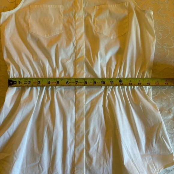 Theory Women's Kenan Gathered Luxe Sleeveless Button Down Blouse - Picture 11 of 16